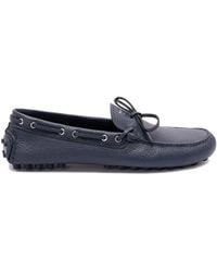 Prada - Leather 'Driver' Loafers - Lyst