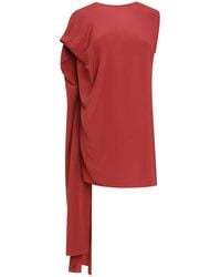 Gianluca Capannolo - Juliette Silk Mini Dress - Lyst