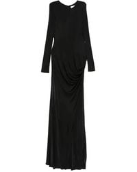 GIUSEPPE DI MORABITO - Long Sleeve Dress With Draped Design - Lyst