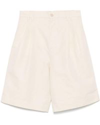 Filippa K - Relaxed Pleated Cotton Linen Skirt - Lyst