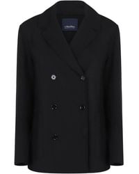Max Mara - S Max Mara Double-Breasted Wool Jacket - Lyst