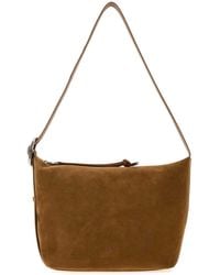 Loewe - Suede Loop Crossbody Bag - Lyst