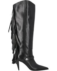 Pinko - Leather Rubber Boots - Lyst