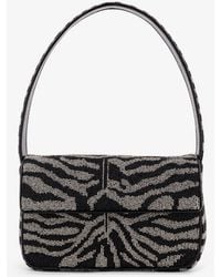 STAUD - Tommy Beaded Bag Shoulder Bag With All-Over Beads - Lyst