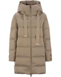 Herno - A Shape Down Jacket With Hood - Lyst
