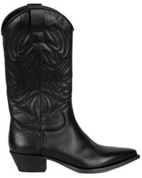 Lemarè - Lemarè Leather Texan Boot - Lyst