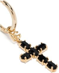 Dolce & Gabbana - Earrings With Rhinestone-Detailed Cross Pendant - Lyst