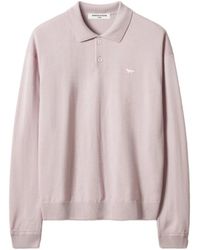 Maison Kitsuné - Maison Kitsuné Profile Fox Comfort Polo Jumper - Lyst