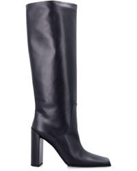 Alaïa - Leather Knee-High Boots - Lyst