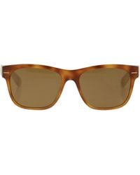 Brunello Cucinelli - Rectangular Acetate Sunglasses With Crystal Lenses - Lyst