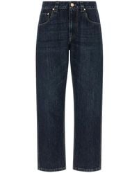 Brunello Cucinelli - Cotton Straight-Leg Jeans Clothing - Lyst