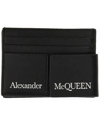 McQueen - Card Holder With Logo - Lyst