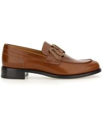 Rene Caovilla - Leather Loafer - Lyst