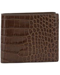 Tom Ford - Crocodile Print Leather Wallet - Lyst