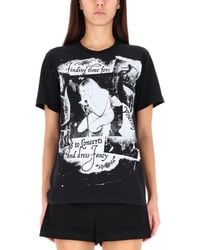 Dolce & Gabbana - Dolce&Gabbana Printed Cotton T-Shirt - Lyst