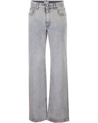 Fabiana Filippi - Five-Pocket Denim Trousers With Diamond Detailing - Lyst