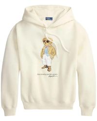 Polo Ralph Lauren - "Bear" Hooded Sweatshirt - Lyst