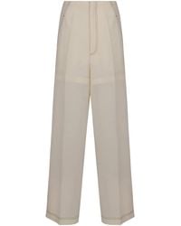 Philosophy Di Lorenzo Serafini - Cotton Blend Trousers - Lyst