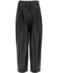 Givenchy - Lambskin Leather Trousers - Lyst