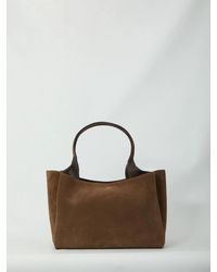 Tod's - Medium Suede Leather Bag - Lyst