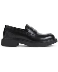 Gucci - Enki Calf Leather Loafers - Lyst