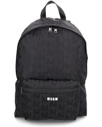 MSGM - Polyamide Backpack - Lyst