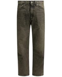 Our Legacy - Third Cut Straight Leg Cotton Jeans - Lyst