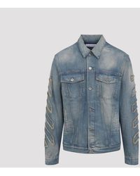 Off-White c/o Virgil Abloh - Denim Cotton-Blend Shirt - Lyst