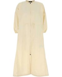 Herno - Cream Nylon Laminar Dress - Lyst