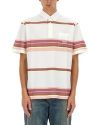 Etro - Regular Fit Polo Shirt With Pegasus Embroidery - Lyst