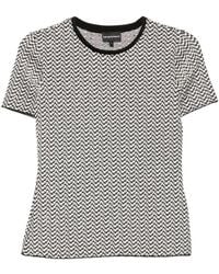 Emporio Armani - Polyester Viscose Elastane Sweater - Lyst
