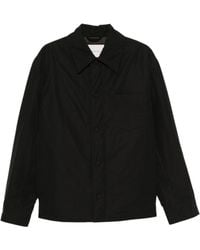 Ami Paris - Polyester Cotton Padded Overshirt - Lyst