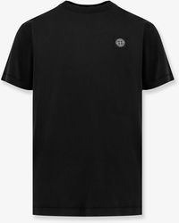 Stone Island - Cotton T-Shirt With Logo Patch - Lyst
