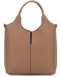 Tod's - Small Leather Tote Bag - Lyst