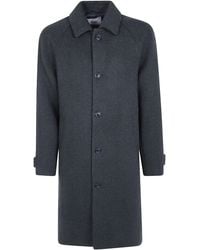 Les Deux - Solid Wool Coat - Lyst
