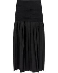 MM6 by Maison Margiela - Double Layer Skirt - Lyst