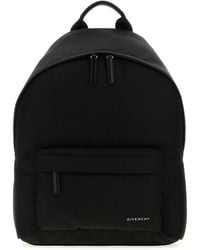 Givenchy - Blak Canvas Backpack - Lyst