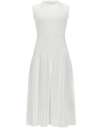Max Mara - Viscose Crepe Yarn Dress - Lyst