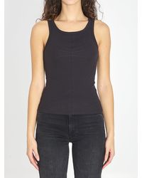 Alaïa - Darts Tank Top - Lyst
