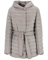 Herno - Silk And Cashmere Kimono Jacket - Lyst