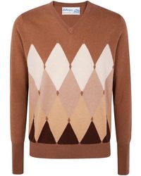 Ballantyne - V Neck Pullover - Lyst