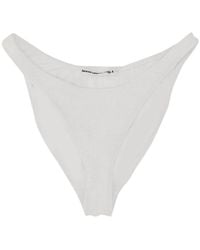 T By Alexander Wang - Bikini Briefs With Logo - Lyst