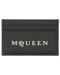 McQueen - Card Holder With Logo - Lyst