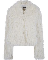 DARKPARK - "Christy" Wool Fil Coupe Cape - Lyst