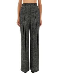 Dolce & Gabbana - Dolce & Gabbana Striped Wool Pants - Lyst