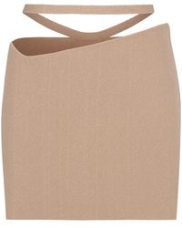 ANDREADAMO - Andreadamo Knitted Mini Skirt - Lyst