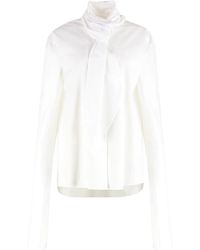 Alberta Ferretti - Cotton Poplin Shirt - Lyst