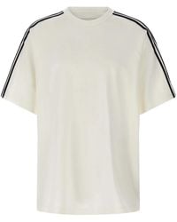 Y-3 - Short Sleeve Tee 3-Stripes' T-Shirt - Lyst