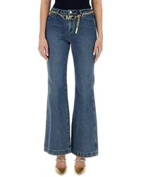 MICHAEL Michael Kors - Flare Fit Jeans Cotton - Lyst