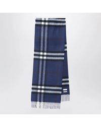 Burberry - Cashmere Scarf With Check Pattern - Lyst